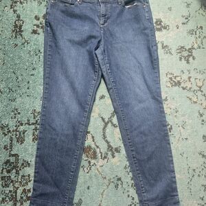 Charter Club Women's Dark Blue Straight-Leg Jeans